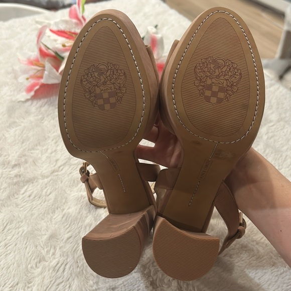 Vince Camuto Blush Tan Platform Sandals - Picture 12 of 16